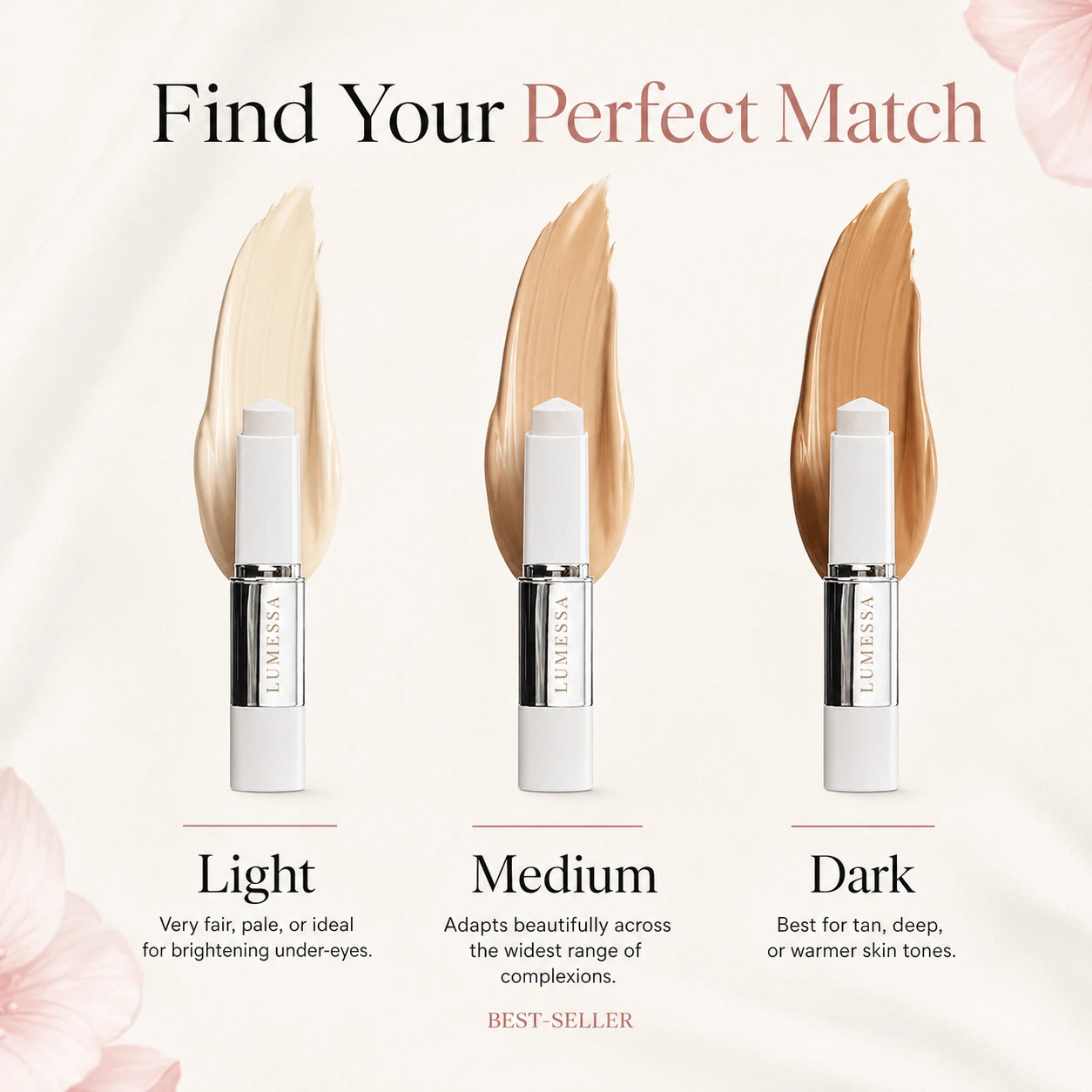 Lumessa Colour-Changing Foundation Stick - Buy 1 Get 1 FREE