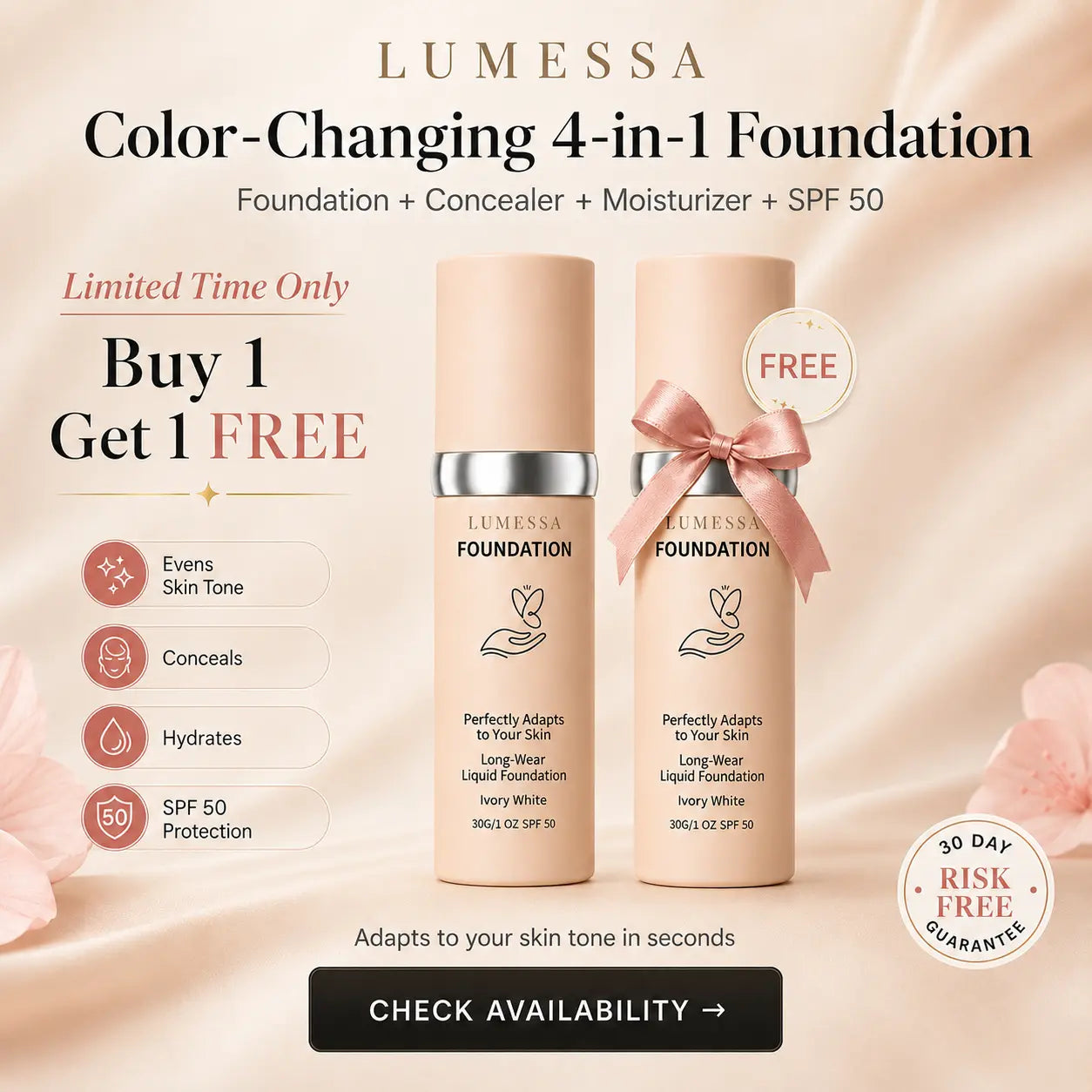 Color-Changing 4 in 1 Foundation